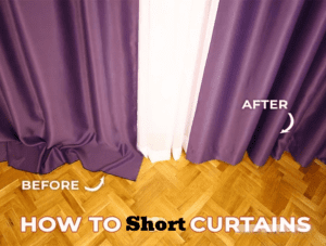 5 Hacks For Curtains That Are Too Long