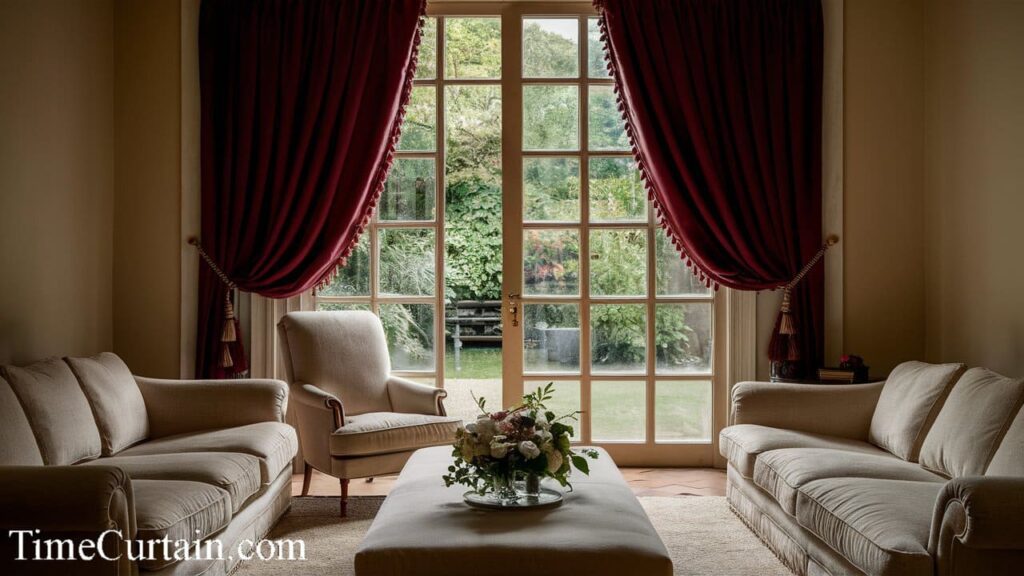 Burgundy Curtain