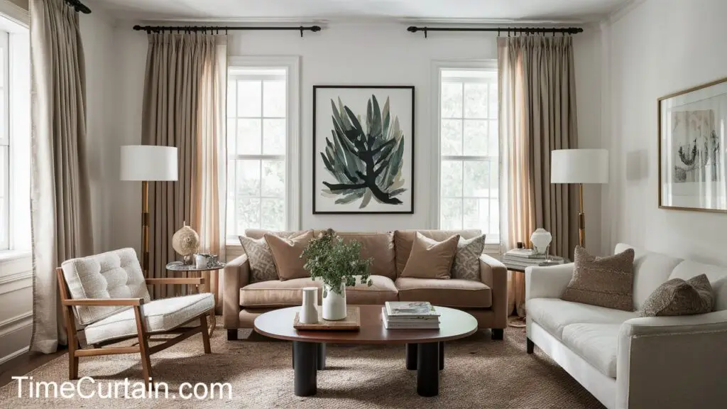 Beige Curtain