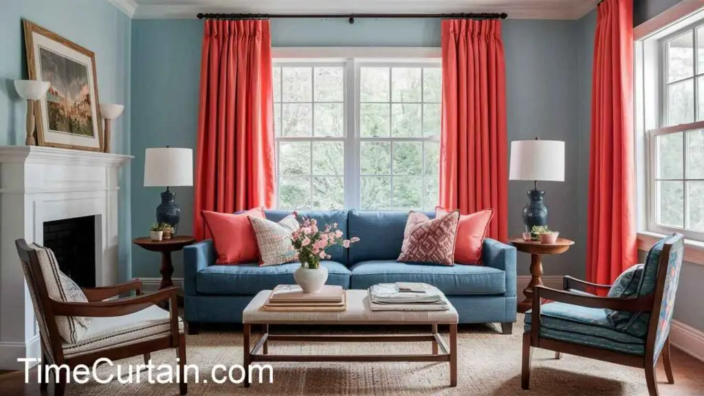 coral curtain