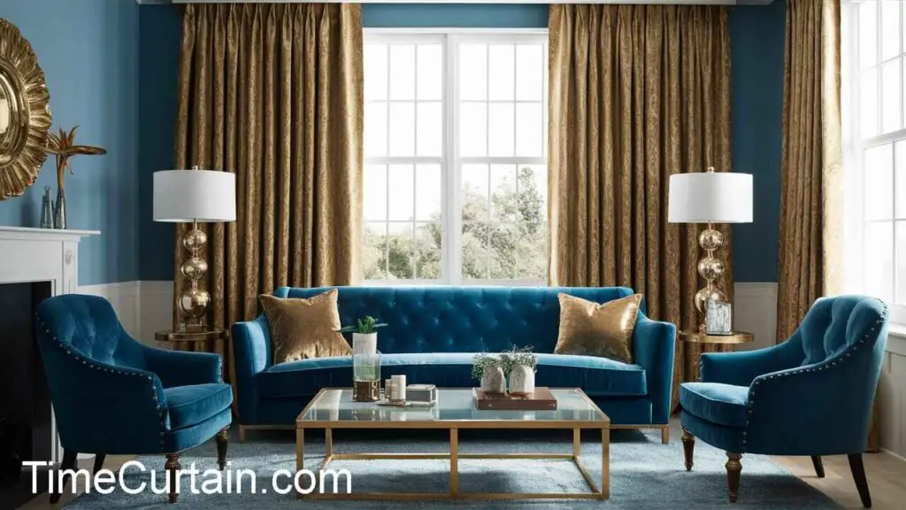 gold curtain