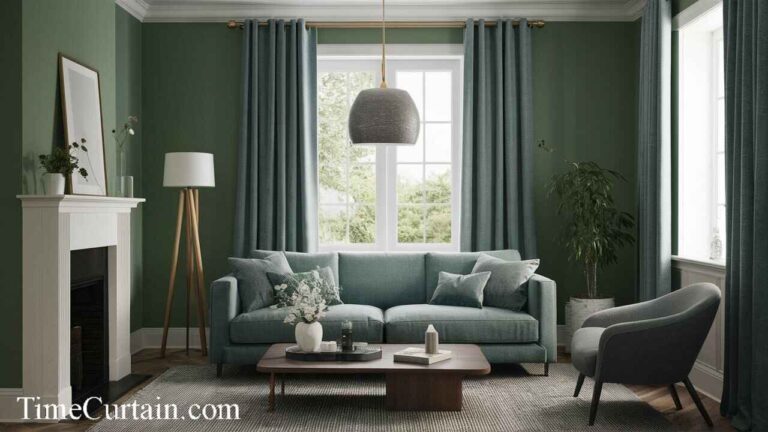 Curtain Color Ideas for Green Walls [With Photos]