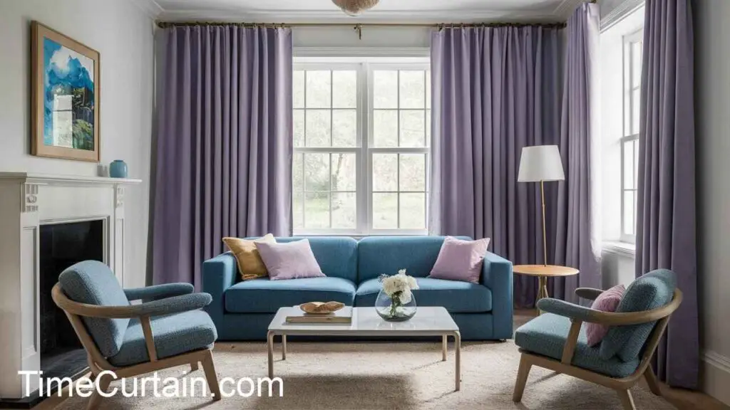 lavender curtain