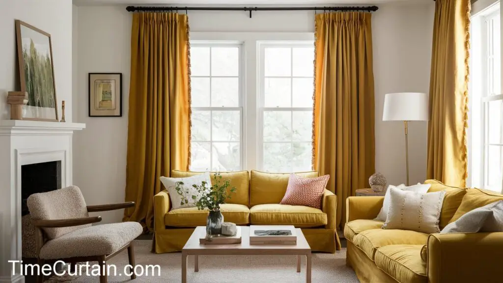 Mustard Yellow Curtain