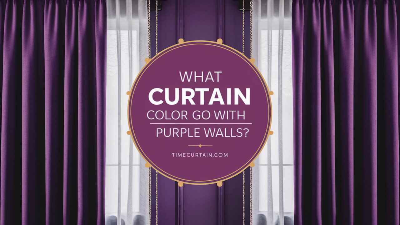 What Color Curtains Go with Purple Walls