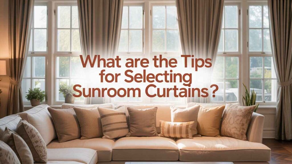 What are the Tips for Selecting Sunroom Curtains?